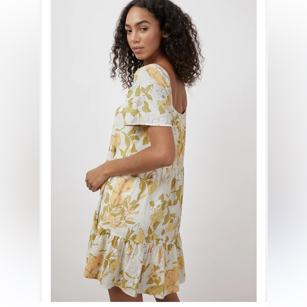 Rails linen blend mini floral dress